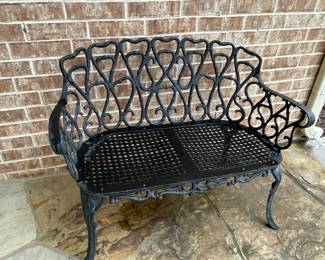 Iron bench