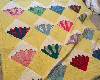 Fan handmade quilt