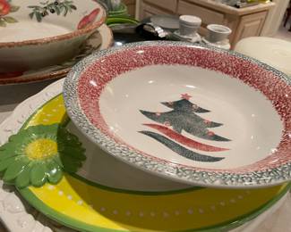 Christmas serving bowl