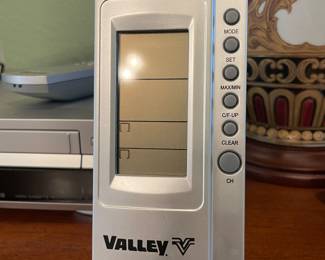 Valley temperature gauge