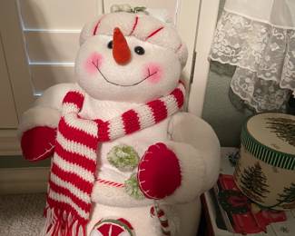 Plush snowman