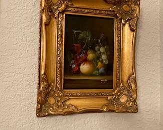 Small painting of fruit