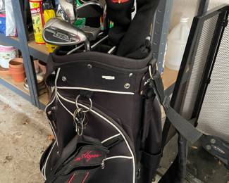 Adamsgolf mens golf clubs and bag