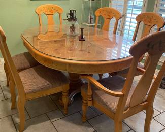 Dinette set with 8 chairs