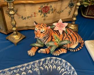 Ceramic tiger