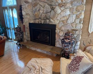 Monumental Pair of Japanese Imari Vases, Circa. 1900