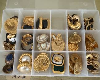 Loads of vintage costume jewelry, most 1970's/80's, some high end designer names in here