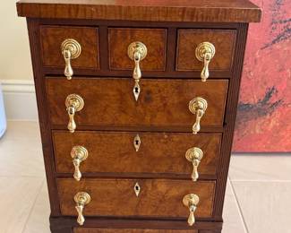 walnut highboy chest 