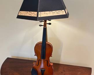Violin Lamp 