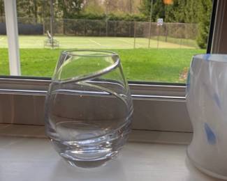 Louise Kennedy Spindle Tree by Tipperary Crystal 4" Bud Vase 