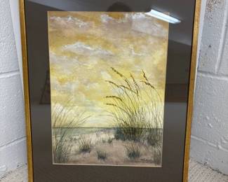 vintage seascape painting 