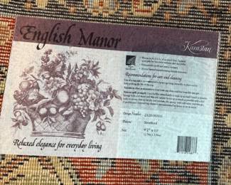 English Manor area rug 