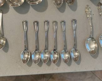 Tiffany & Co Saint Dunstan Sterling Silver demitasse spoons 