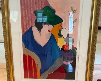 "Solitude I" by Itzchak Tarkay 