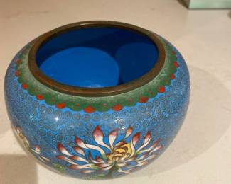 Chinese Cloisonne bowl 