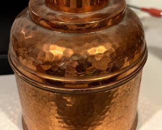 Hammered copper tin