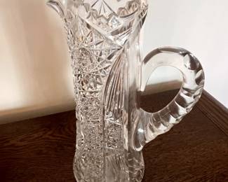 Crystal pitcher