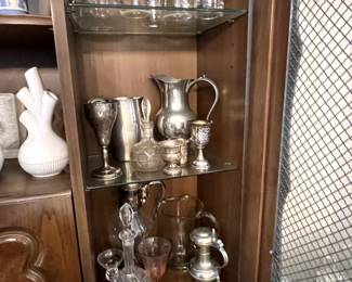 Puter and sterling silver