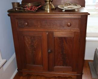 American antique washstand, in the office upstairs.