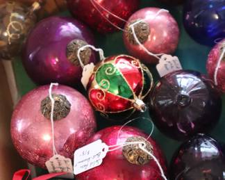 Special Christmas ornaments, upstairs in the utility room