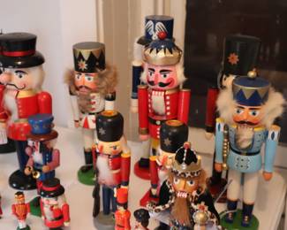 Nut Crackers in the utility room off of the master bedroom.