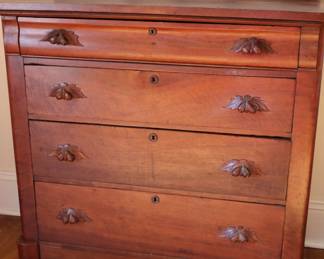 Man's chest with 4 drawers, acorn handles, in good shape in the office upstairs.