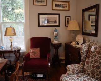 Northeast corner of the living room.