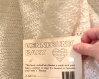 KENNEBUNK BABY NEW WITH TAGS BABY BLANKET.