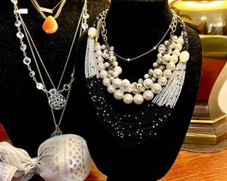 LOTS OF BOUTIQUE COSTUME JEWELRY.