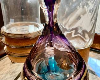 LOVE THE PURPLE GLASS.