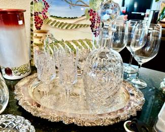 CRYSTAL, REIDEL STEMS.