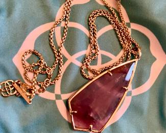 Multiple pieces of Kendra Scott. 