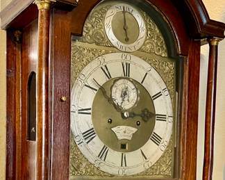 Thomas Page, Norwich, George III c1775, 18th century, long case grandfather clock. 