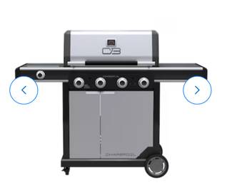 CharBroil Commercial Series Grill and Griddle Combo Stainless Steel 4Burner Infrared Liquid Propane and Natural Gas Grill.  (SIMILAR)
