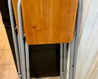 4 COUNTER HEIGHT STOOLS