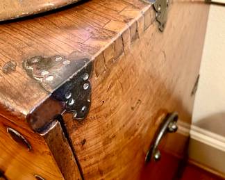 NOTICE THE DOVETAILING AND THE BEAUTIFUL PATINA OF THE WOOD.