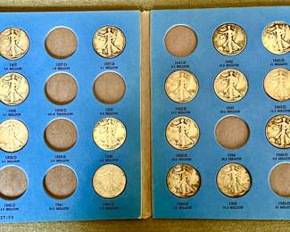 WALKING LIBERTY SILVER DOLLAR.