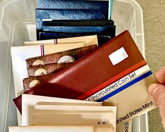 LOTS OF COIN PROOF SETS.