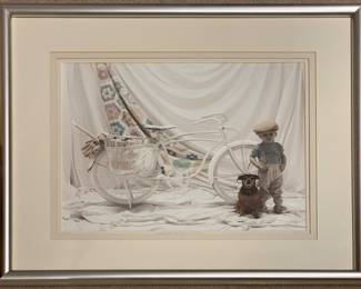 Norm Darwish hand painted photo