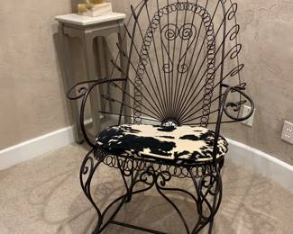 Wrought Iron ornate rocker