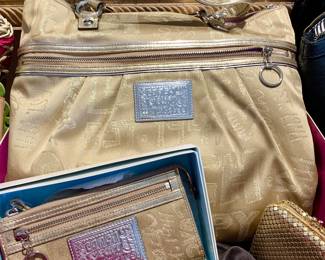 Coach bag and wallet in box