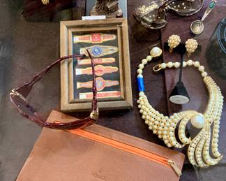 Rolex travel wallet , new. FABULOUS VINTAGE DESIGNER JEWELRY: Karl Lagerfeld-Judith Leiber- Christian Dior- Vogue- Les Bernard- Gucci- Miriam Haskell- Givenchy- Brighton just to name a few