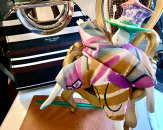 Original Poupee "Molly". Rolex Wallet. Kate Spade purse