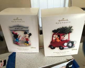 Hallmark Keepsake Disney ornaments