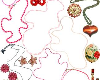 Antique - Modern Costume Jewelry & Collectibles: Necklaces, Bracelets, Earrings, Lapel Pins, Brooches, etc. 