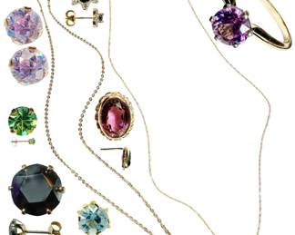 Antique - Modern Gold Jewelry: Earring Sets & Singles, Rings, Necklaces, etc. 