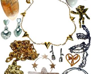 Antique - Modern Costume Jewelry & Collectibles: Necklaces, Earrings, Lapel Pins, Brooches, Small Collectibles, etc. 