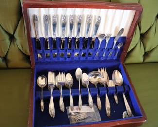 Prelude by International Sterling Silver Flatware Set for 8 Service Plus serving Pieces