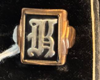 10K Gold Signet Ring