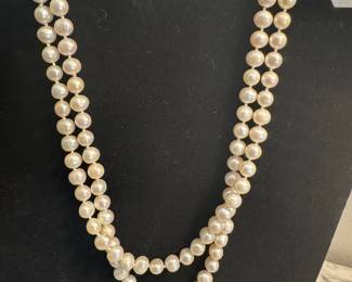 14K Gold Pearl Necklace